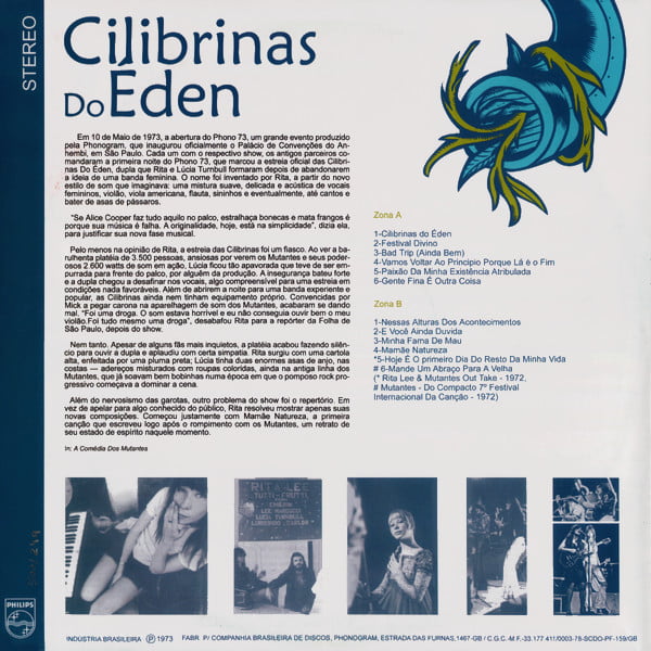 LP Rita Lee - Cilibrinas do Éden - Imagem 3