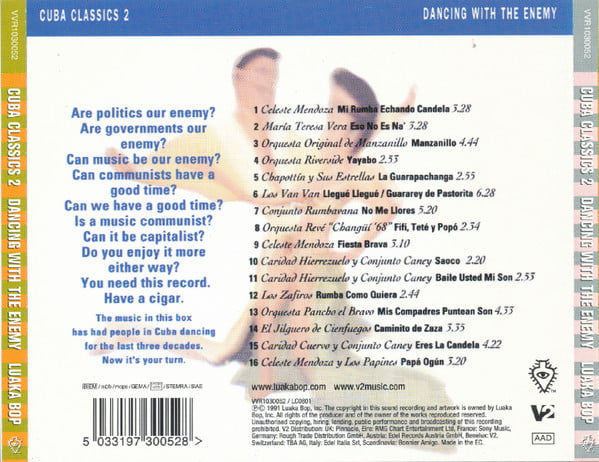 CD Cuba Classics 2 - Dancing With The Enemy - Imagem 2